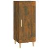 817432 vidaXL Buffet Chêne fumé 34,5x34x90 cm Bois d'ingénierie