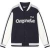 Original Comfortable Casual Color Block Baseball Jacket Men Jackets Legendary-Blue F11M439501F-NV