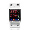 Adjustable Intelligent Dual Display Self-Resetting Voltage/Current Limiter Switch (40A/63A/80A)