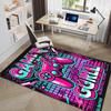 1Pc game theme Printed circular carpet, home door mat, outdoor travel protection carpet B9