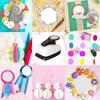 Round Hole Punch & Embossing Tool Precision Craft Cutter Multi-Shape for Scrapbook Cards Envelopes School Office Planner Making