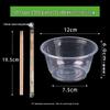 ZISIZ Disposable Plastic Bowls