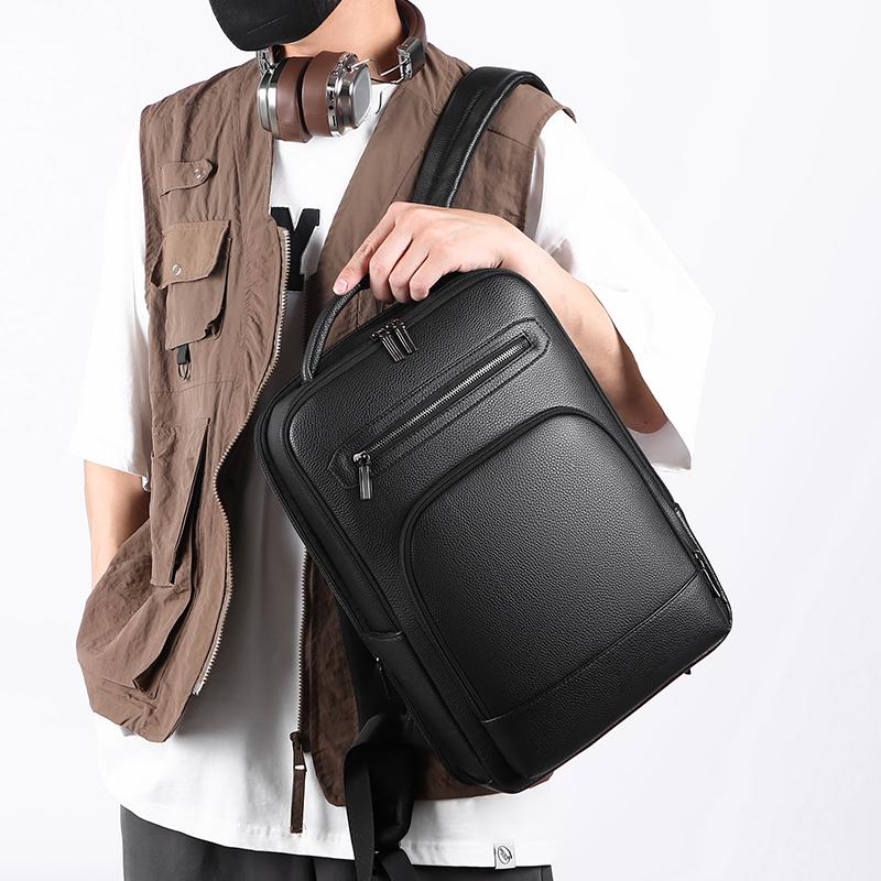 Business-Rucksack, High-End Herren-Rucksack, modisch und multifunktional, großes Fassungsvermögen 16-Zoll-Computertasche für Herren