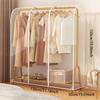 Garment Coat Dust Moisture Proof Protection Transparent Square Full Cover for Floor-standing Drying Rack for Clothes
