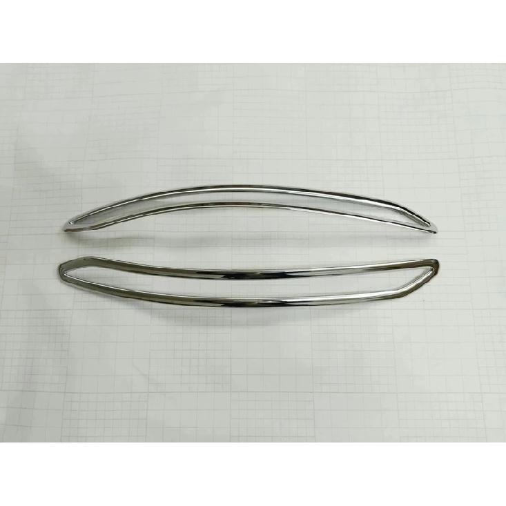 For Hyundai Elantra 2016 2017 2018 ABS Chrome Car Rear Fog Light Lamp Frame Cover Front Foglight Eyebrow Trim Decoration Sticker