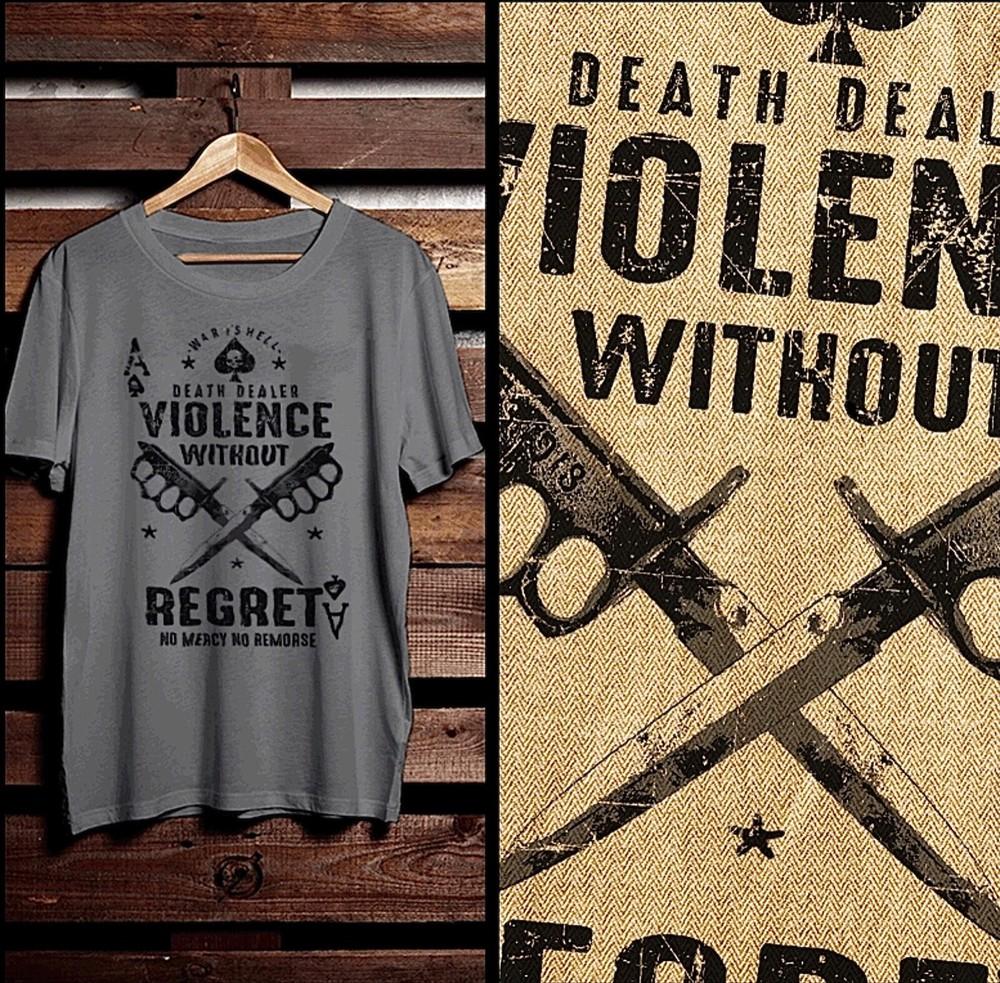 Violence  army military Combat Veteran iraq war tactical army tee Unisex T-Shirt L