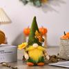 Funny Maple Leaf Rudolf Doll Ornament Cute Faceless Doll Ornament  Autumn