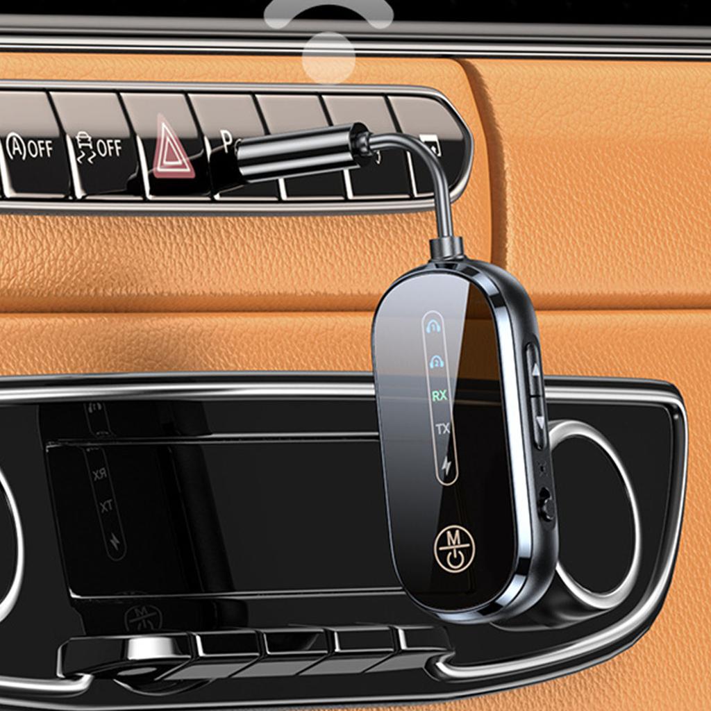 Adapter, 5.4 Receiver for Car, 2 in 1 5.4 Transmitter Receiver, Noise Canceling Car Adapter for Stereo for Home Ster