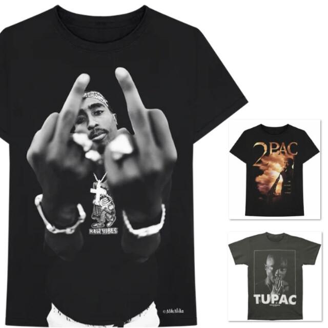 Tupac Hip Hop T-shirt - 2pac Middle Finger, Praying, Against the World -Official XXXXL