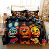 Teen Game F-Five N-Nights At F-Freddys duvet cover and pillowcase, double/queen soft and comfortable bedding set, gift