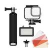 Underwater LED Fill Light 5W Diving Light Kit 2700K-5600K Built-in Battery 40M/130ft Waterproof