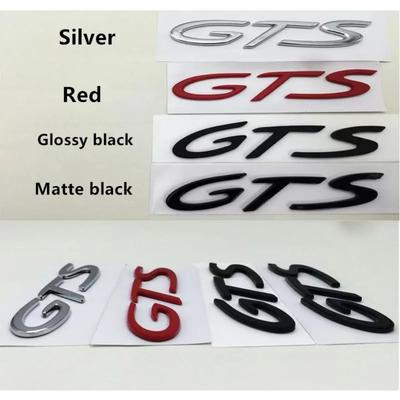 3D automobilio modelio emblemos priedai, tinkantys P/anamera C/ayman B/oxster C/ayenne 911 718 M/acan T/aycan GTS Turbo 4 S logotipo lipdukai