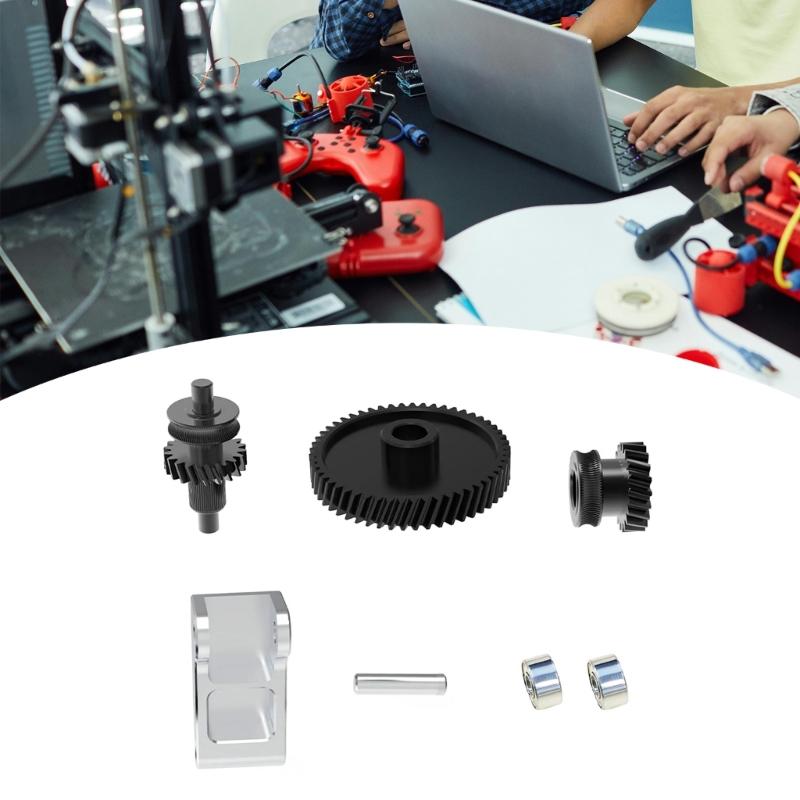 High Precisions CNCs Machined Gear Set with Nanocoated for X1 P1 3D Printer Improved Durability and Performances