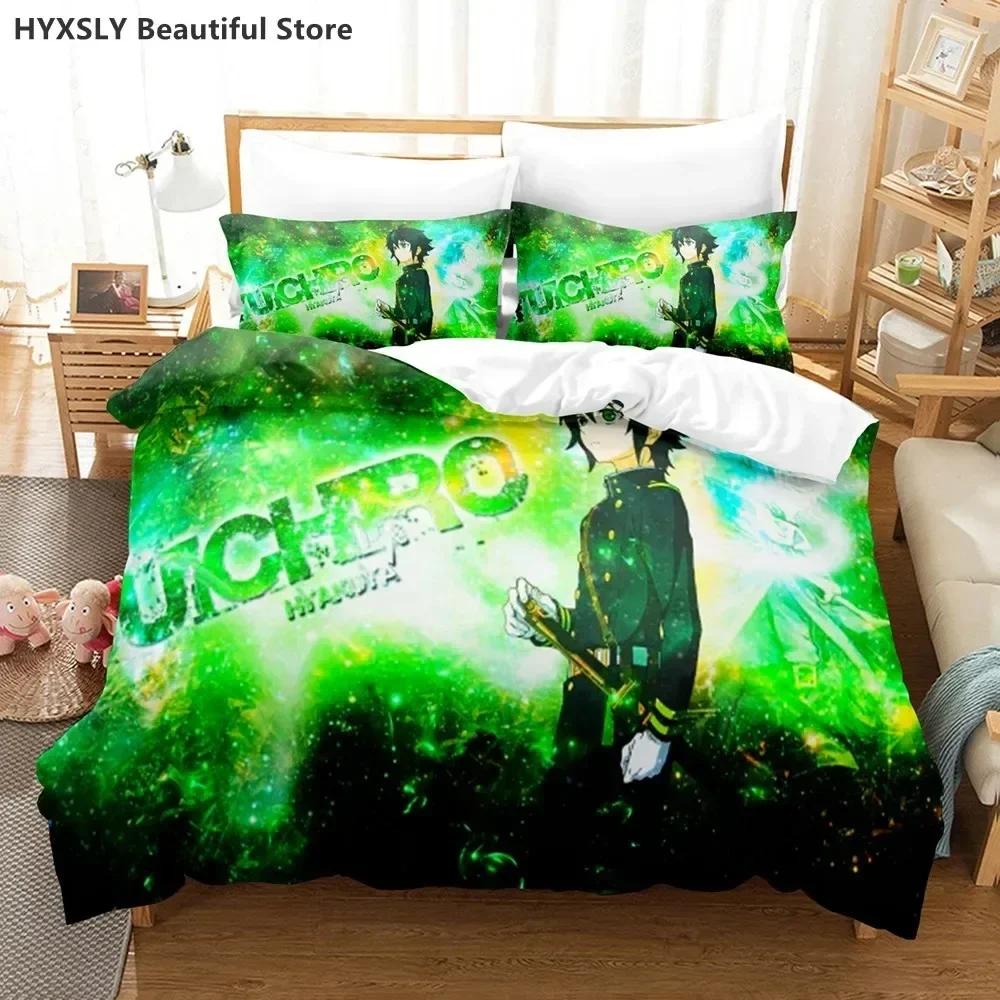 Comforter New 3D Print Seraph Of The End Comfortable Duvet Bedding Set Children Bedroom Decoration Home Textile