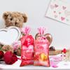 OPP Valentine's Day Flat Candy Packaging Bag Transparent Love Rose Printed Plastic Bag