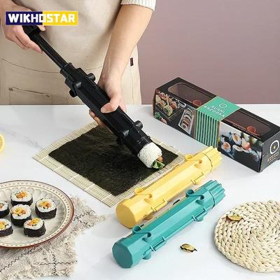 Stampo per sushi a strisce Stampo per lanciarazzi per sushi Macchina per fare sushi Forniture da cucina Rotolo di carne e verdure Set di utensili per fare sushi
