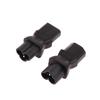 1pc Socket Ac Adapter Power Iec320 3pin C13 Female To C6 Male Plug Ac Power Adapter Electrical Socket Converter