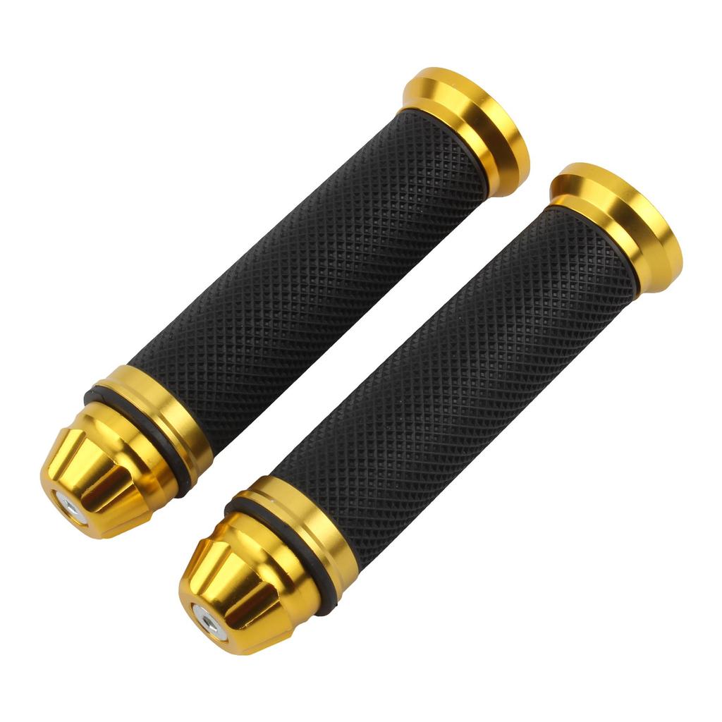 CNC Aluminum Off-road Motorcycle Handlebar Grips with Rubber Covers