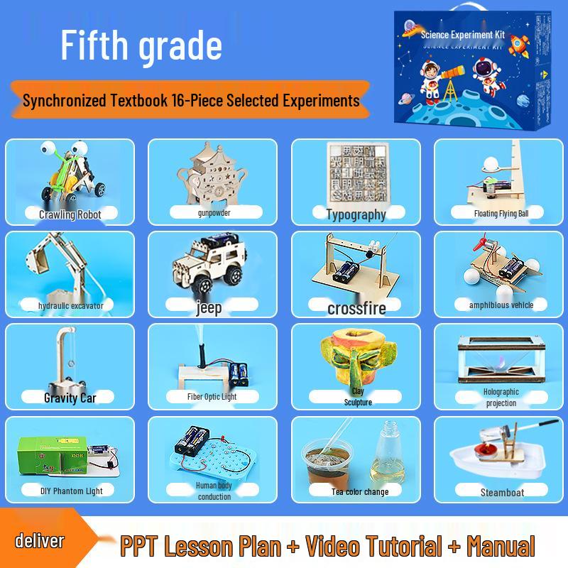 June 61 Science Experiment Set for Kids: DIY Technology & Educational Toys