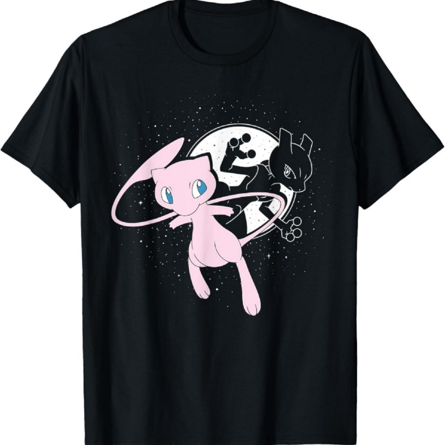 Покемон - Футболка Небесный Мью и Мьюту Луна S