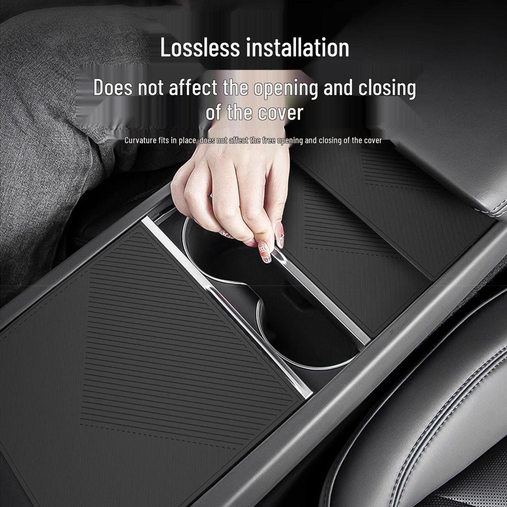 Silikon-Anti-Rutsch-Matte für Tesla Model 3/Y Konsolenschutz