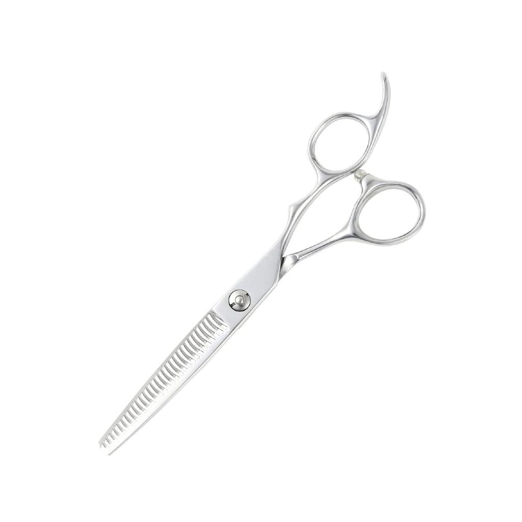 DEEDS Haircutting Scissors for Home Thinning and Case Set Approximately Thinning by a Japanese Scissors Manufacturer Use, Shears, (5.5-inch, 25% Rate)