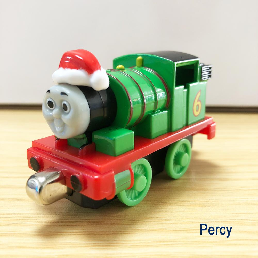 

Новый Томас и друзья Бэш Дэш Рождество Томас Перси Поезд Магнитный Металлический Литой Игрушечный Автомобиль Игрушки для Детей 1:43