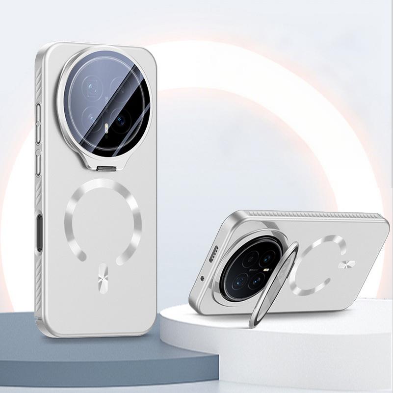 Kratzfeste Rückplatte mit unsichtbarer Kamera-Halterung Hülle Für Honor Magic 8 Pro magic8 mit Magsafe Ring Abdeckung