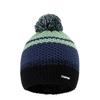 Campri Childrens/Kids Raise Striped Pom Pom Beanie