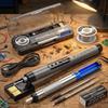USB Rechargeable USB Soldering Iron Set Adjustable Temperature Cordless Soldering Pen Set  Home Use