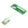 Green PCB Mini PCI-E to 8X PCI-E Extension Cable Set