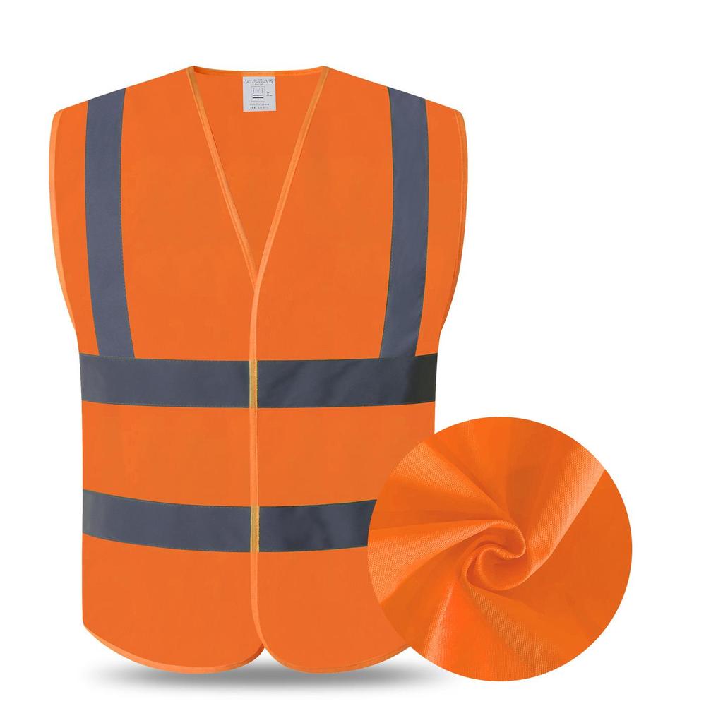 LIKA Reflective Multi-Pocket Safety Vest for Traffic, Construction, Sanitation, and Gardening