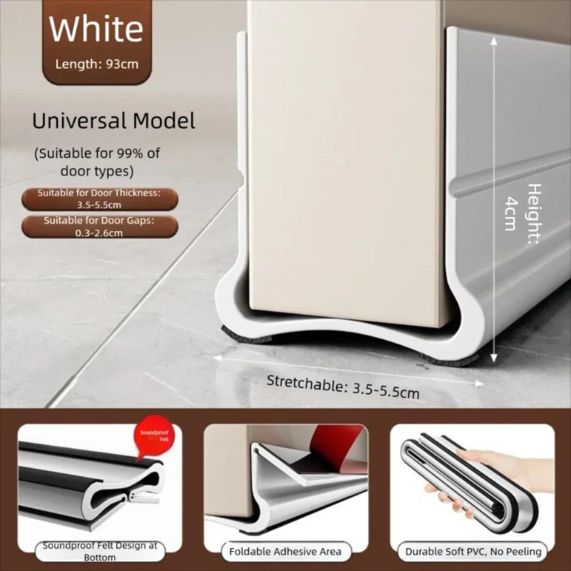 1pc Soundproofing Strips, Door Seams, Sealing Strips, Door Doors, Soundproof Door Stickers, Bedroom Doors