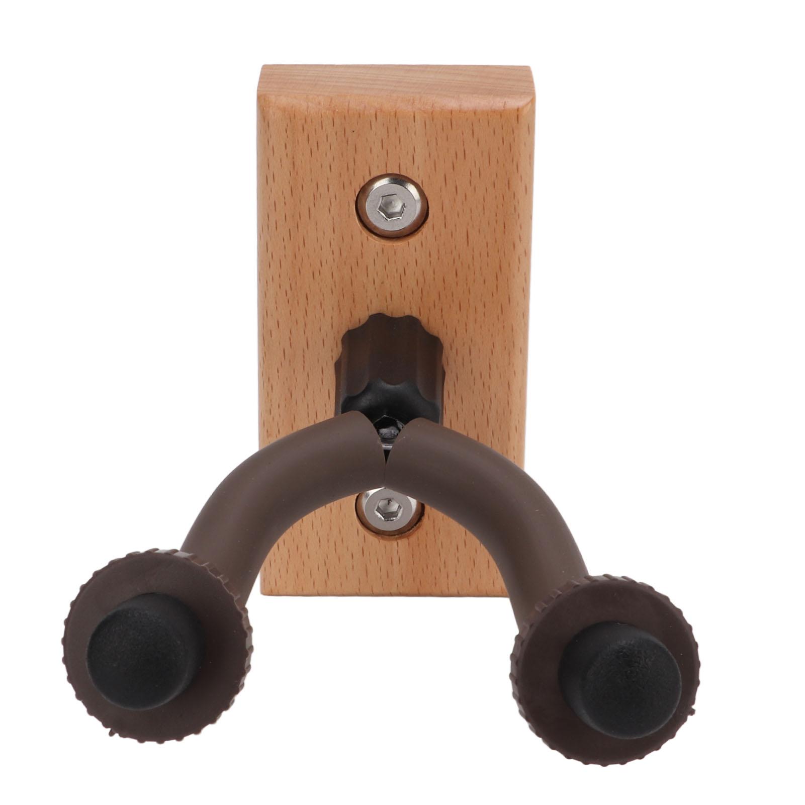 

Гитарный крючок Настенный держатель Без перфорации Металлический Буковый Универсальная подставка для дисплея для скрипки, укулеле