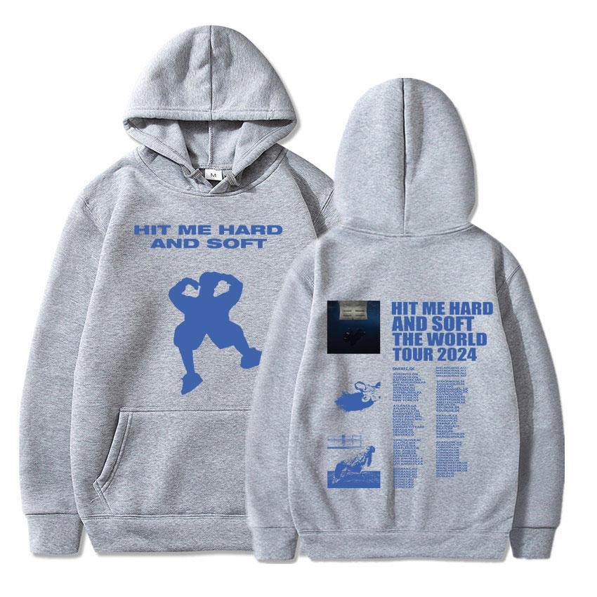 Hit Me Hard and Soft 2024 Tour Hoodie Men Women Clothing Fashion Harajuku Sweatshirts Long Sleeve Pullovers Streetwear Fans Gift