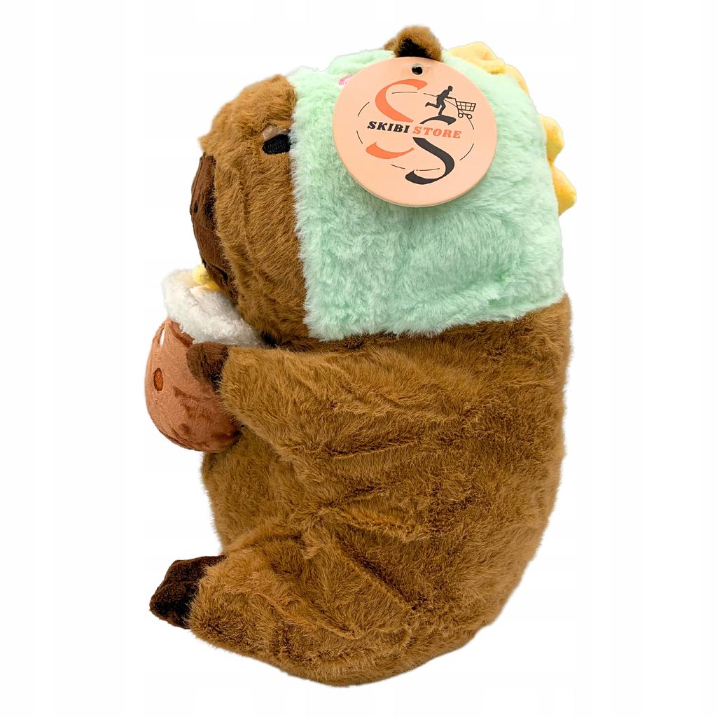 Plüschtier Capybara Dinosaurier Schüttel-Plüschtier 30 cm