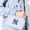 MLB Monogram Collection Polyester Combo Bag, Camera Bag, Crossbody Bag, Shoulder Bag Unisex Haze Blue White Casual
