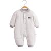 Herbst/Winter Gesteppter Baumwoll Baby Strampler - Warmes Neugeborenen Ausgeh-Outfit