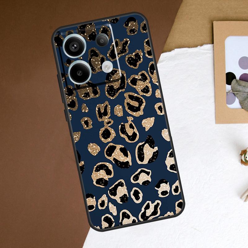 Leopard Print Black Cheetah Pattern Case For Xiaomi Redmi Note 13 Pro Plus Note 12 11 9 10 11S 10S 12S Redmi 13C 10C 12C Cover