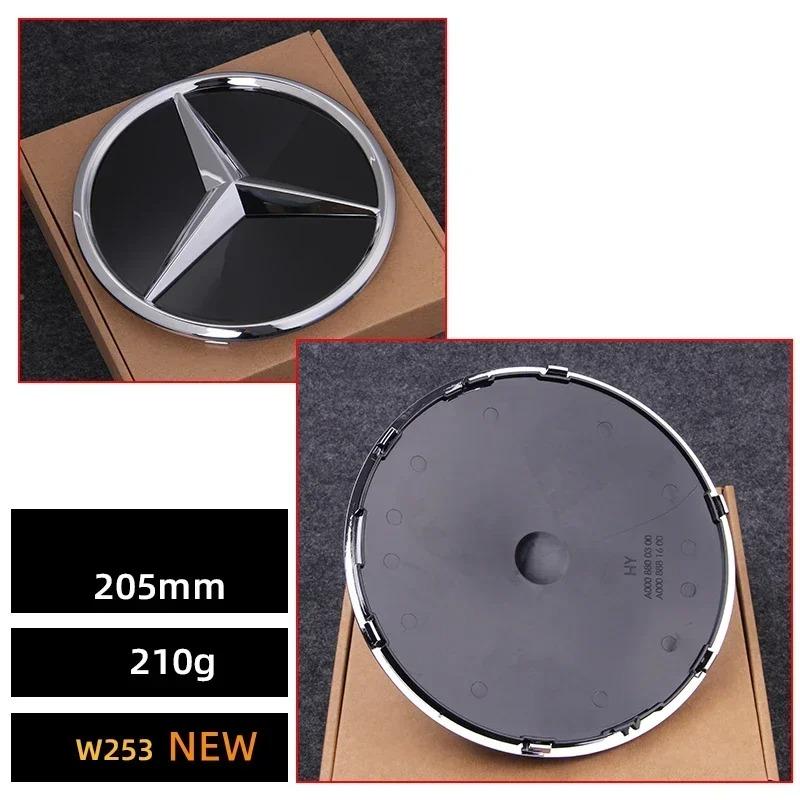 1pcs Car Front Grille Emblem Star Badge Logo Mirror For Mercedes Benz W205 W204 W253 W213 W206 W166 gle glc RM1