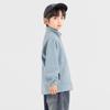 Dodoja Boys' Color-Block Stand Collar Fleece Cardigan