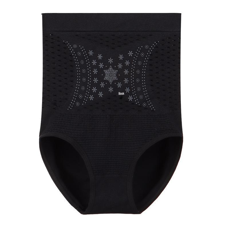 

Summer Hollow High-Waisted Tummy Control Panties: Women’s Breathable Shaping Body Shaper for Hip-Lifting and Waist Cinching L чёрный