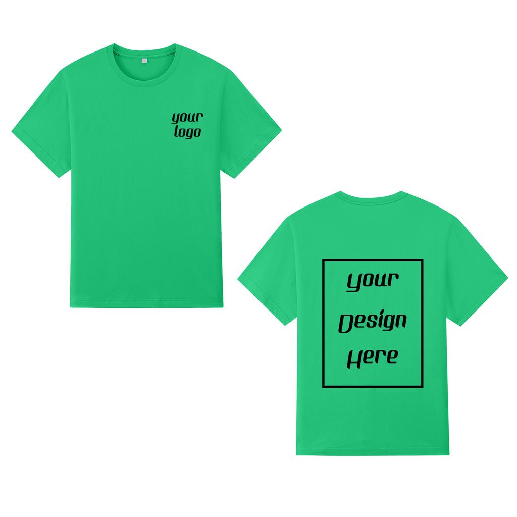 Streetwear Tilpasset Mønstertrykk T-skjorte Harajuku Casual O-hals Topp Korte Ermer Unisex 100% Bomull Gruppe T-skjorte