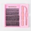 Single Cluster Diy Lash Extension Kit Natural Volume Includes Eyelash Tweezers Bonding Glue For Salon-Quality Results At Home