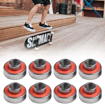 Placa de Rolamentos para Skate Longo Substituição Silenciosa Velocidade 608-2RS