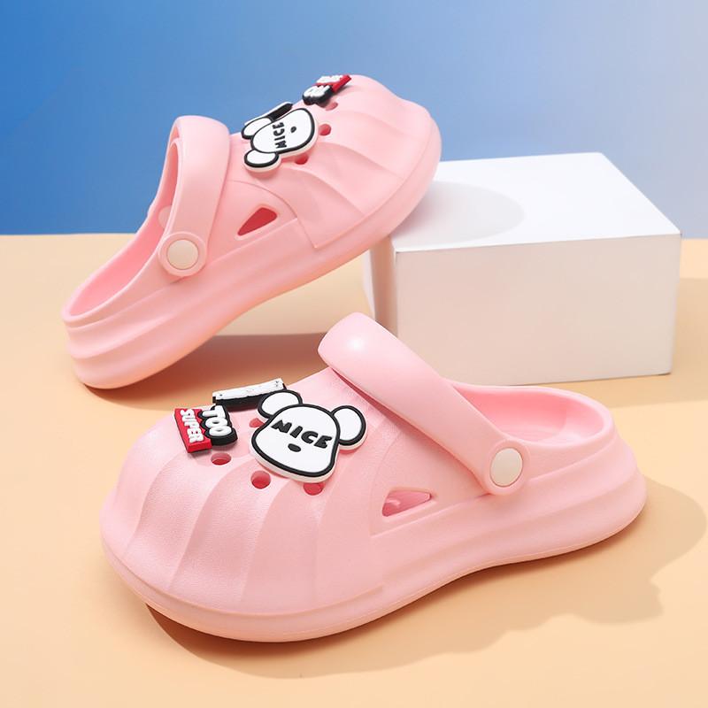 Fun Colorful And Kids Clogs With Cartoon Patterns For Summer Beach And Home Use
