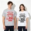 Unisex Takoyaki Osaka Graphic T‑Shirt Men Women Japanese Street Food Cart Print Shirt Short Sleeve Crew Neck Casual Cotton Tee