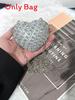 Mini Borsa a Mano a Forma di Cuore d'Amore con Decorazioni di Diamanti Acqua Scintillante per Uso Quotidiano
