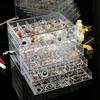 Clear 5-Layer Jewelry & Nail Art Organizer Box with 120 Compartments