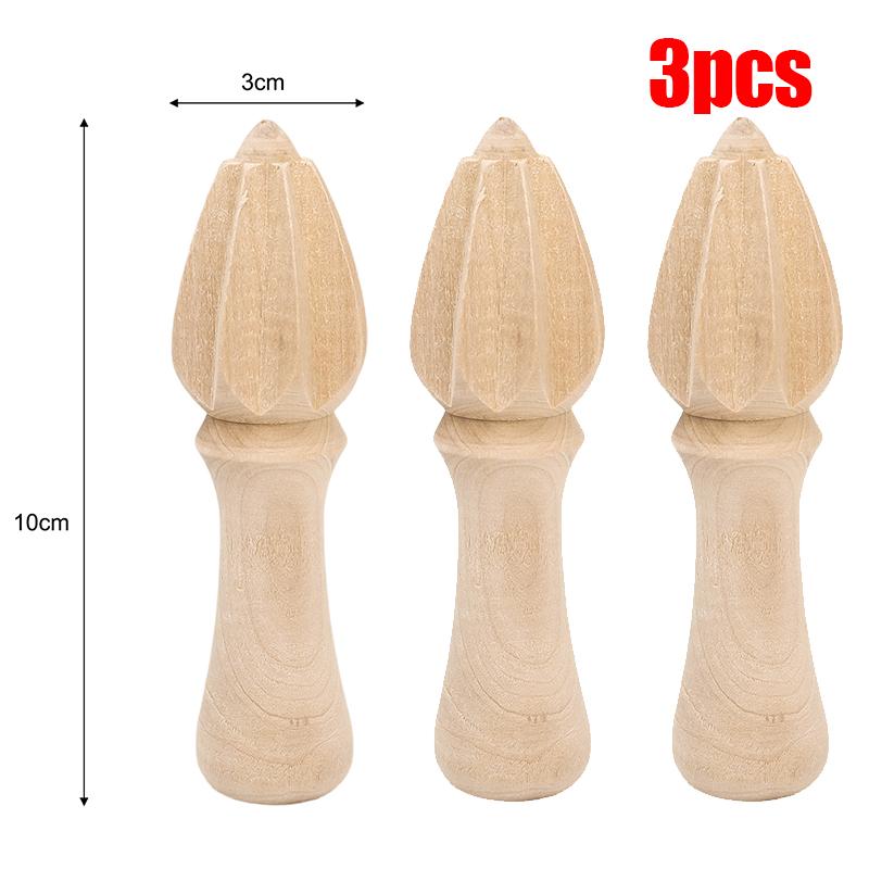 5/1pcs Wooden Lemon Juicer Hand Held Lemon Citrus Orange Quick Juicing Reamer Portable Wood Squeezer Kitchen Gadgets Fruit Tools